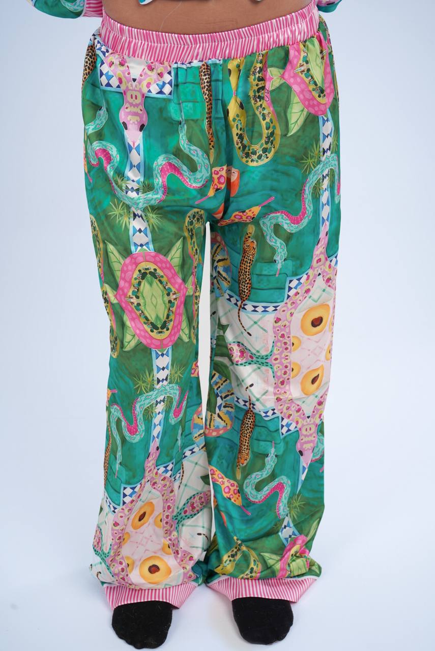 Blue Green Snake Pajama