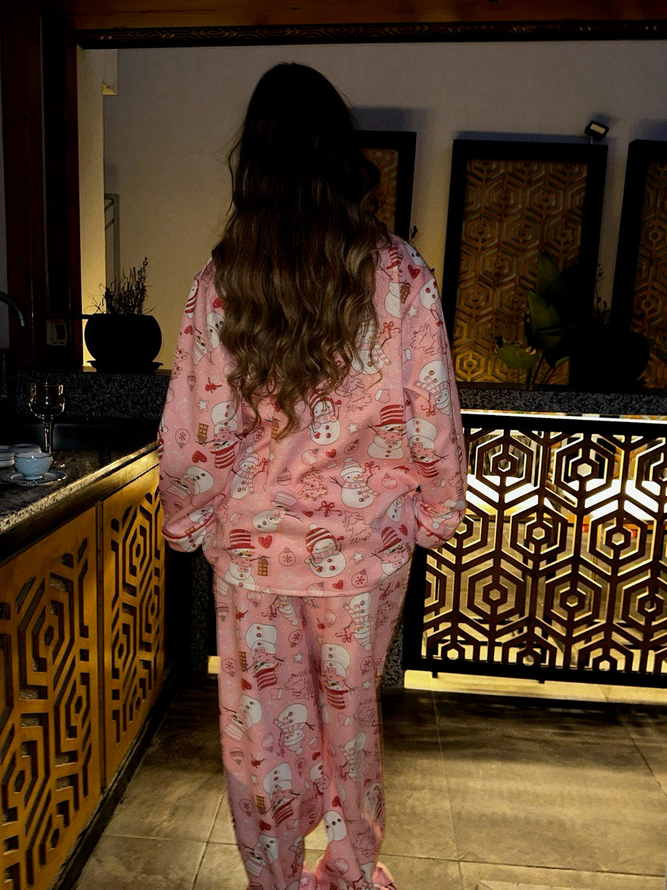 Pink Snow Dreams Pajama