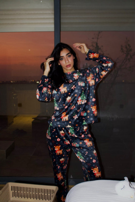 Navy Wonderland Pajama